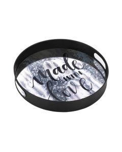 15" SUMMERVILLE MADE WITH LOVE MIRROR TRAY