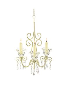 SHABBY ELEGANCE SCROLLWORK CHANDELIER